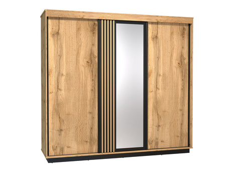 Gardróbszekrény Szafa LAMELO LA19 Dąb wotan + Czarny