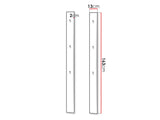 Fogas Wieszak pionemwy 2szt SIMPLY SM-05, Szín: Fehér