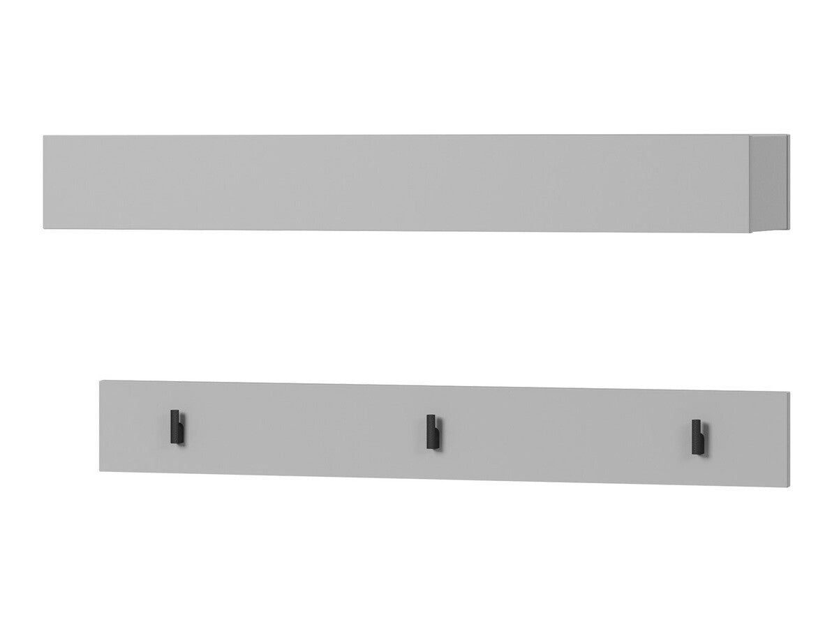Fogas Wieszak poziomy SIMPLY SM-06, Szín: Szürke