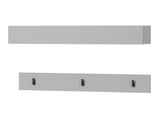 Fogas Wieszak poziomy SIMPLY SM-06, Szín: Szürke