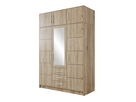 Gardróbszekrény Szafa BALI D3 + nadstawka, Szín: Sonoma tölgy