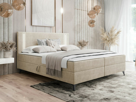 Kontinentális ágy Łóżko kontynentalne ONO + TOPPER M, Szín: Manila 02, Alvó felület mérete: 200 x 200 cm