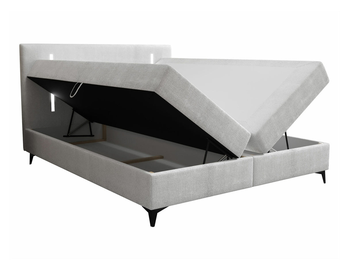 Kontinentális ágy Łóżko kontynentalne ONO + TOPPER M, Szín: Manila 14, Alvó felület mérete: 200 x 200 cm