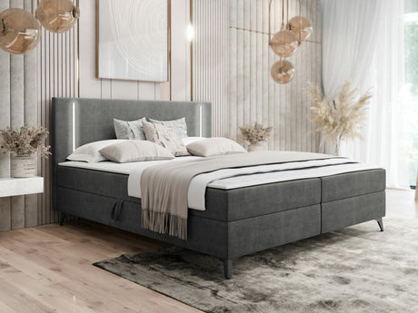Kontinentális ágy Łóżko kontynentalne ONO + TOPPER M, Szín: Manila 16, Alvó felület mérete: 200 x 200 cm