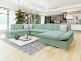Sarokkanapé Bergen (Genero) Toptextil, Szín: Terra 05 + Terra 06, Változatok: Jobbos