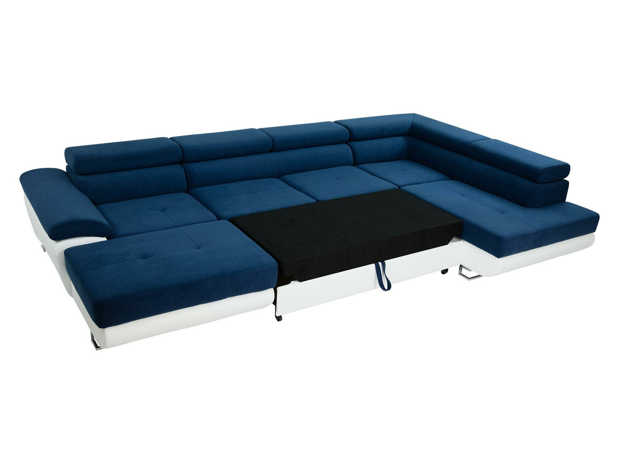 Sarokkanapé Kiságyere BIS (Alvin Bis) Toptextil, Szín: Abriamo 04, Változatok: Jobbos