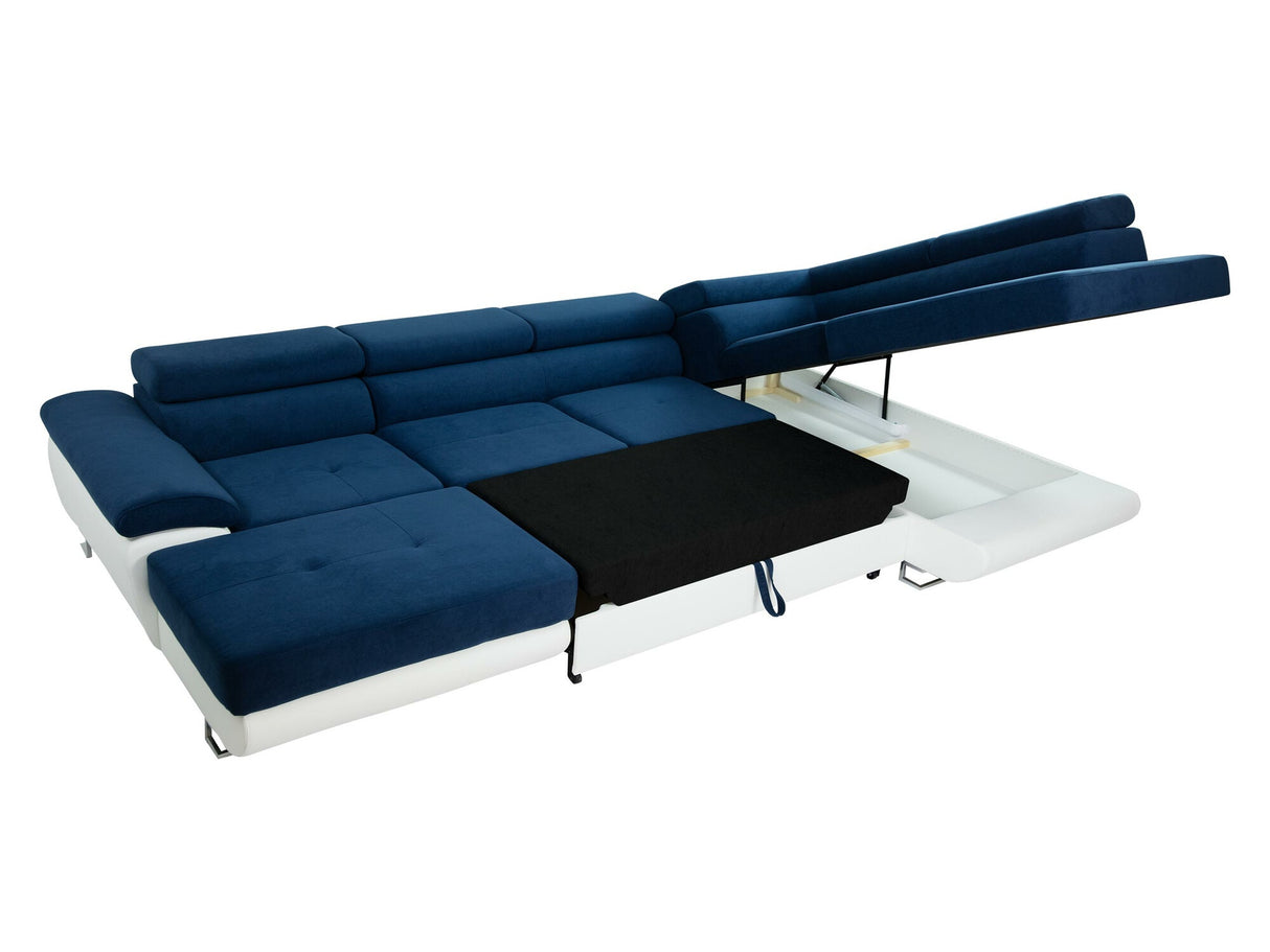 Sarokkanapé Kiságyere BIS (Alvin Bis) Toptextil, Szín: Abriamo 04, Változatok: Jobbos