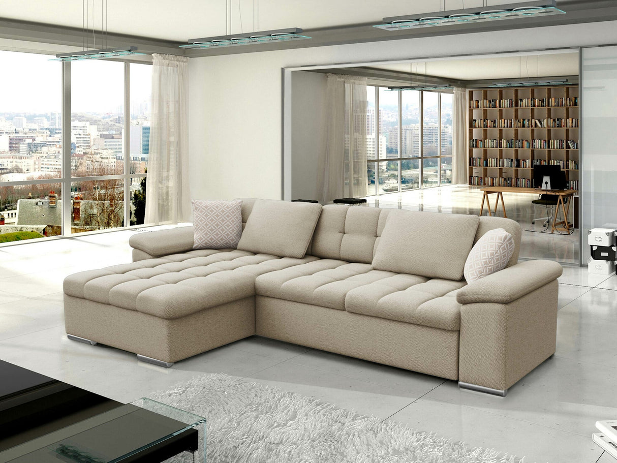 Sarokkanapé Diana (Dinem) Toptextil, Szín: Matana 17 + Evo 27, Változatok: Balos