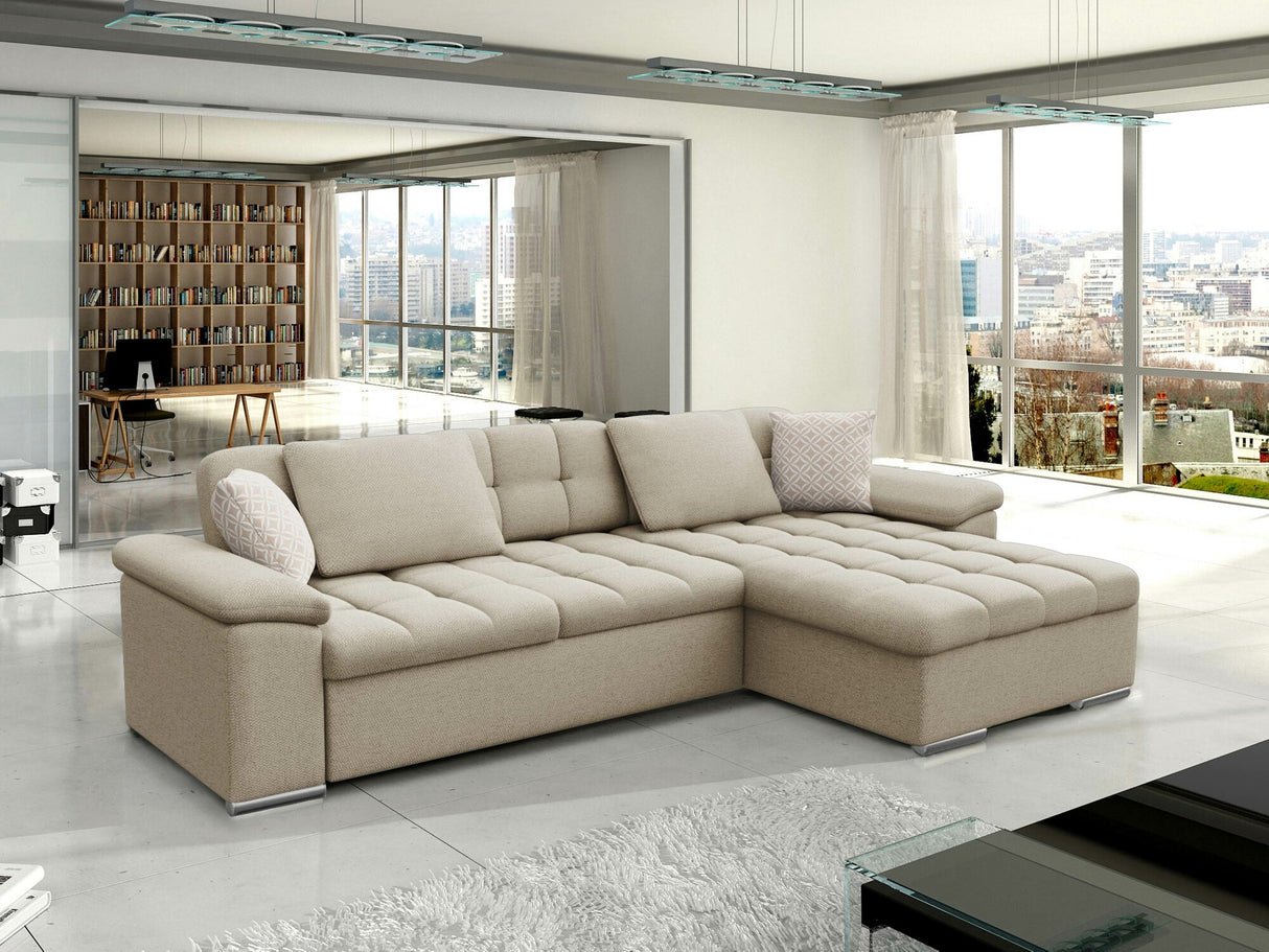 Sarokkanapé Diana (Dinem) Toptextil, Szín: Matana 17 + Evo 27, Változatok: Jobbos