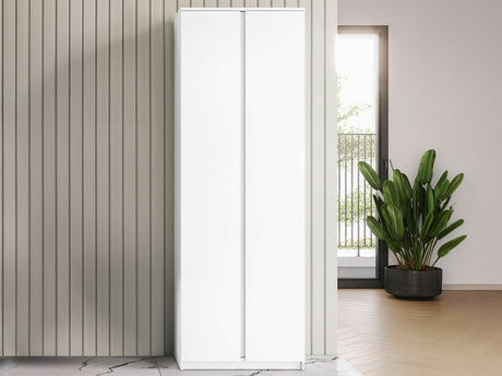 Gardróbszekrény Szafa 2D SIMPLY SM-01, Szín: Fehér