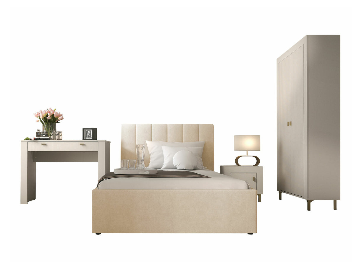 Hálószoba garnitúra Mossa, Szín: Kasmír + Beige