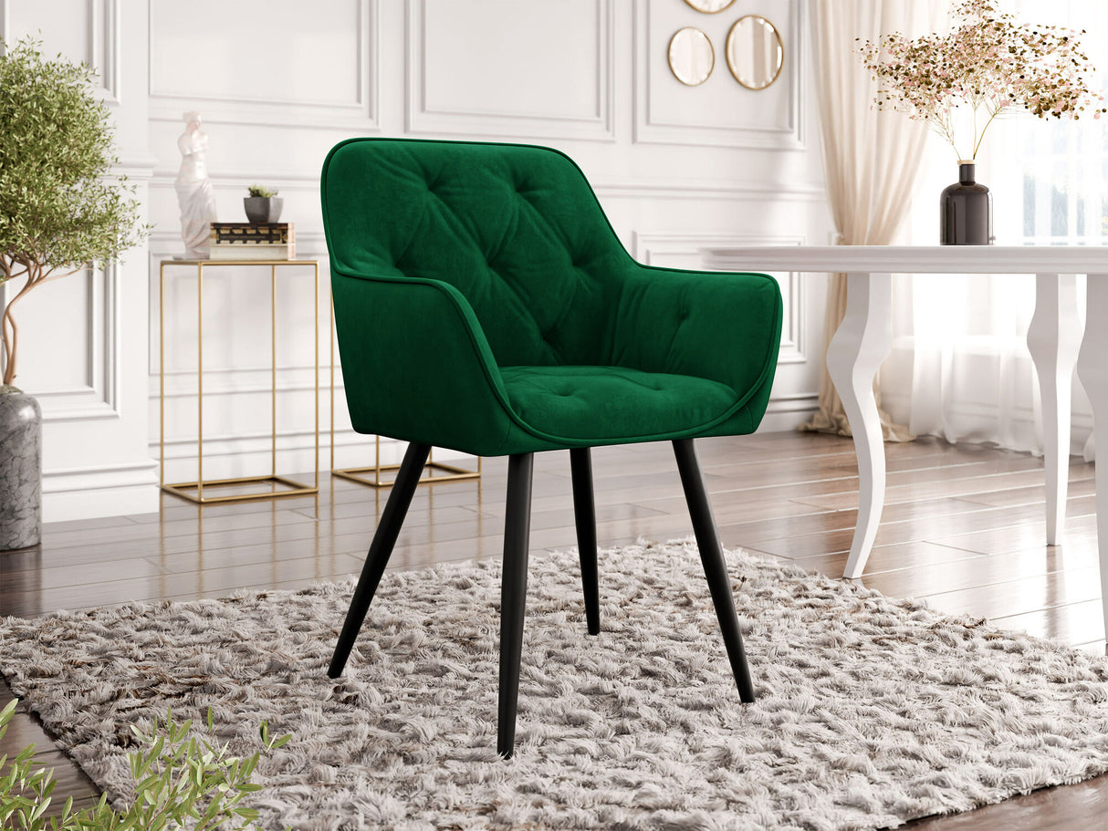 Szék Krzesło NEVADA, Szín: Fekete + Magic Velvet 2225