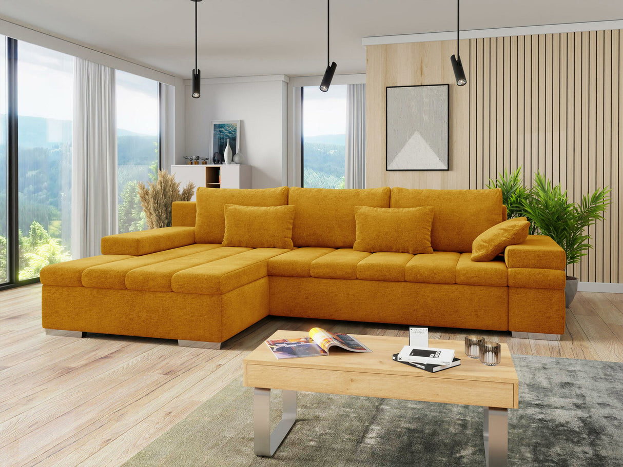 Sarokkanapé Bangkok (Kanton) Toptextil, Szín: Wave 05, Változatok: Balos
