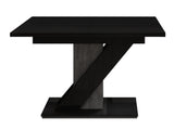 Asztal MEVA (Eksuper), Szín: Fényes fekete + Beton