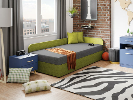 Ágy UNO (Draban), Szín: Lux 22 + Lux 06, Ágyneműtartó: Jobbra