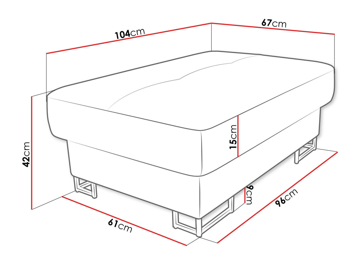 Puha pad COTERE (Alvin), Szín: Soft 066 + Lux 03