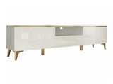 TV-állvány Szafka RTV 2D1S AURORA Beż/Beż połysk (Beige + Fényes beige)