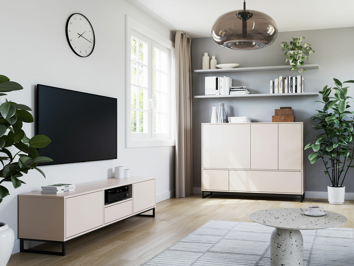 TV-állvány Szafka RTV GENUA, Szín: Beige