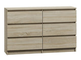 Komód MALWA M6 120 (Osko OK6), Szín: Sonoma tölgy