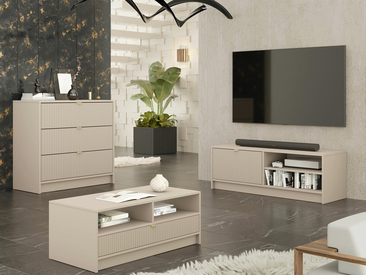Komód 3SZ TIRENO, Szín: Beige