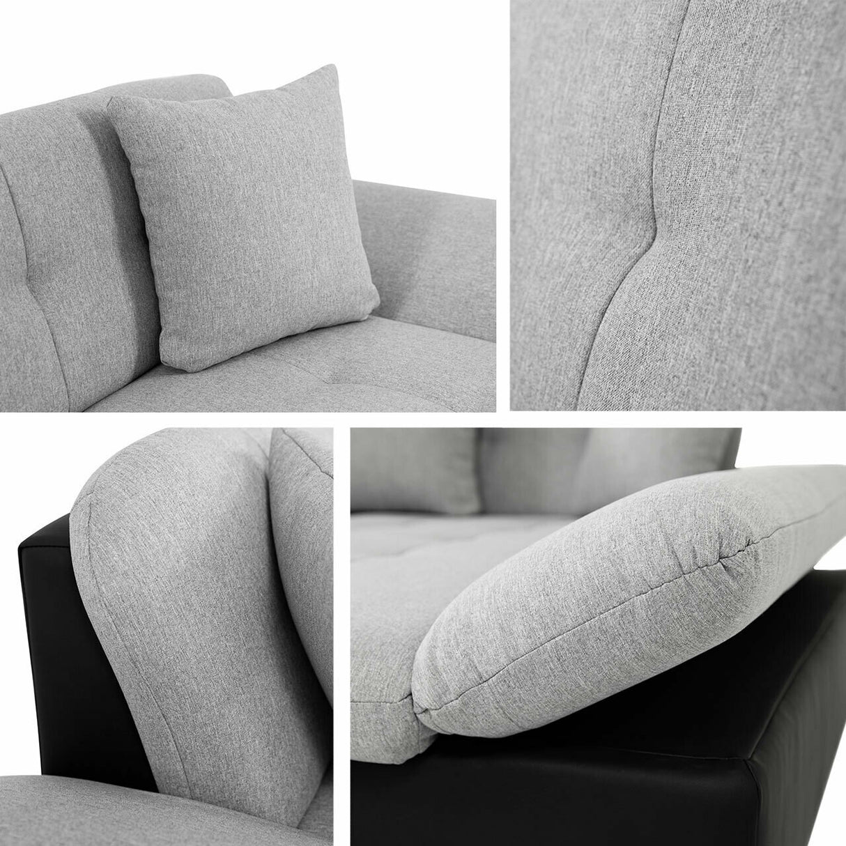 Sarokkanapé Malwi (Laviva) II, Szín: Soft 011 + Lux 05, Változatok: Balos