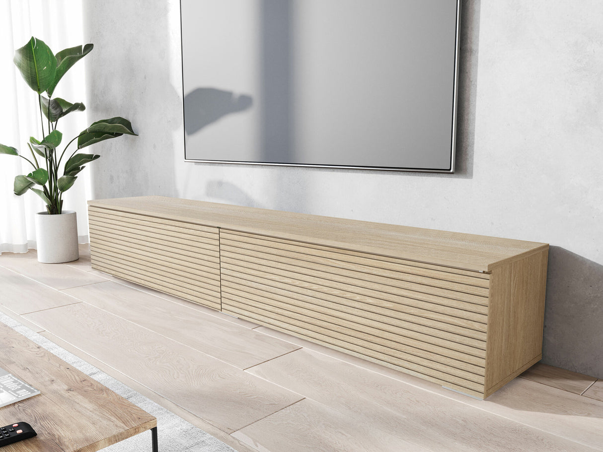 TV-állvány Lowboard D180 (Dlone 180), Led világítás: Nem, Szín: Tölgy