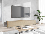 TV-állvány Lowboard D180 (Dlone 180), Led világítás: Igen, Szín: Tölgy