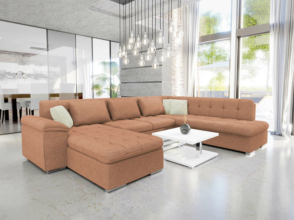 Sarokkanapé Niko Bis (Tony Bis) Toptextil, Szín: Sicuro 35 + Sempre 6, Változatok: Balos