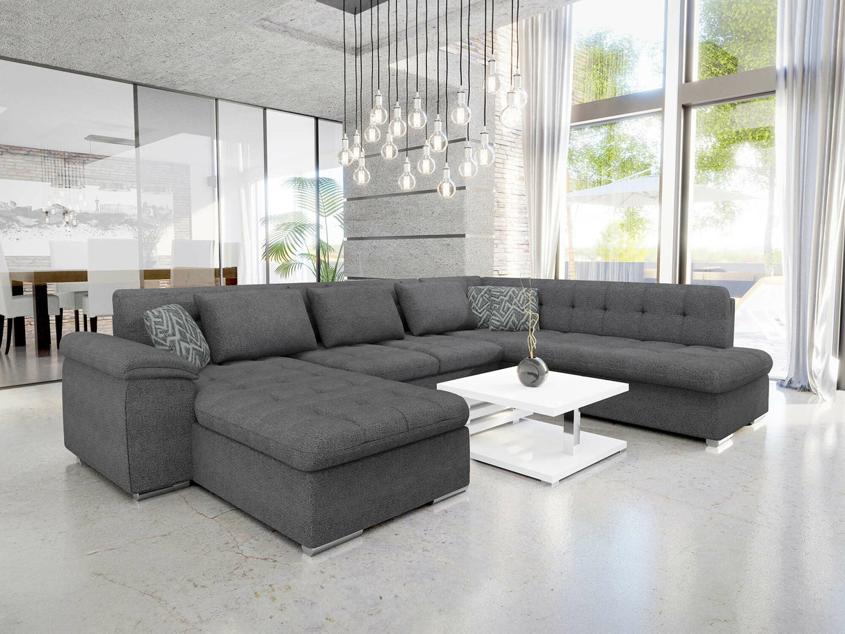 Sarokkanapé Niko Bis (Tony Bis) Toptextil, Szín: Sicuro 80 + Sempre 9, Változatok: Balos