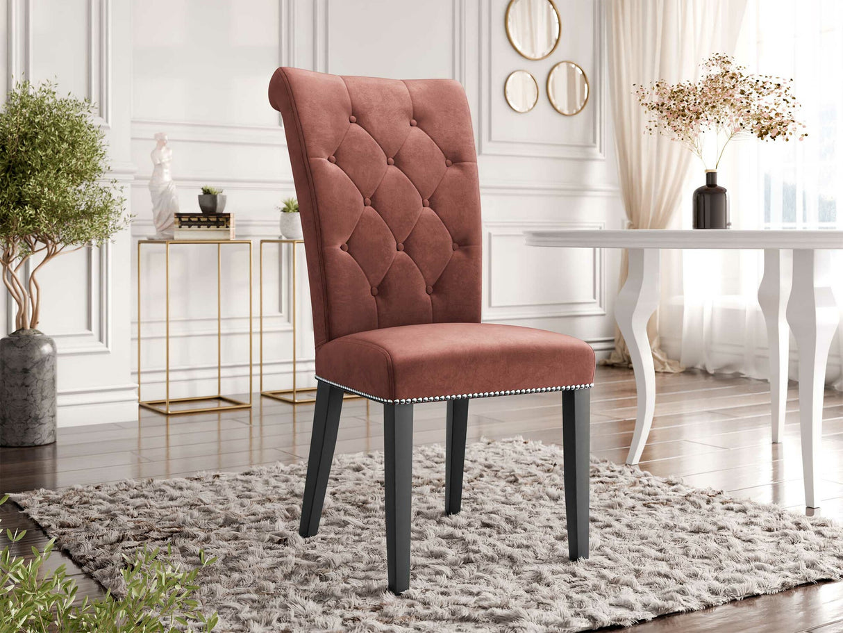 Szék Krzesło CHRISTINA, Szín: Magic Velvet 2258, Lábak színe: Fekete