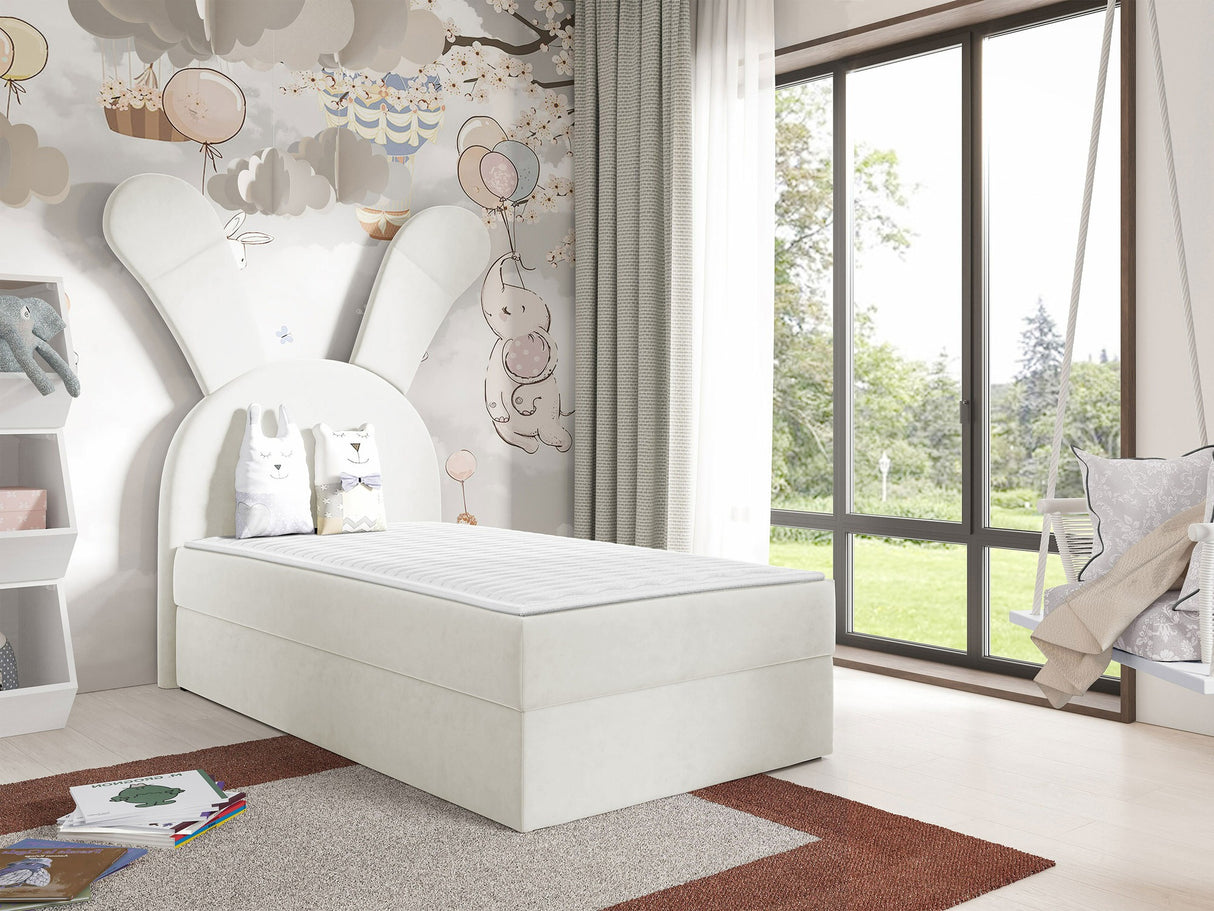 Kontinentális ágy Łóżko kontynentalne BUNNY LIGHT, Szín: Magic Velvet 2200, Változatok: Jobbos