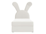 Kontinentális ágy Łóżko kontynentalne BUNNY LIGHT, Szín: Magic Velvet 2200, Változatok: Jobbos