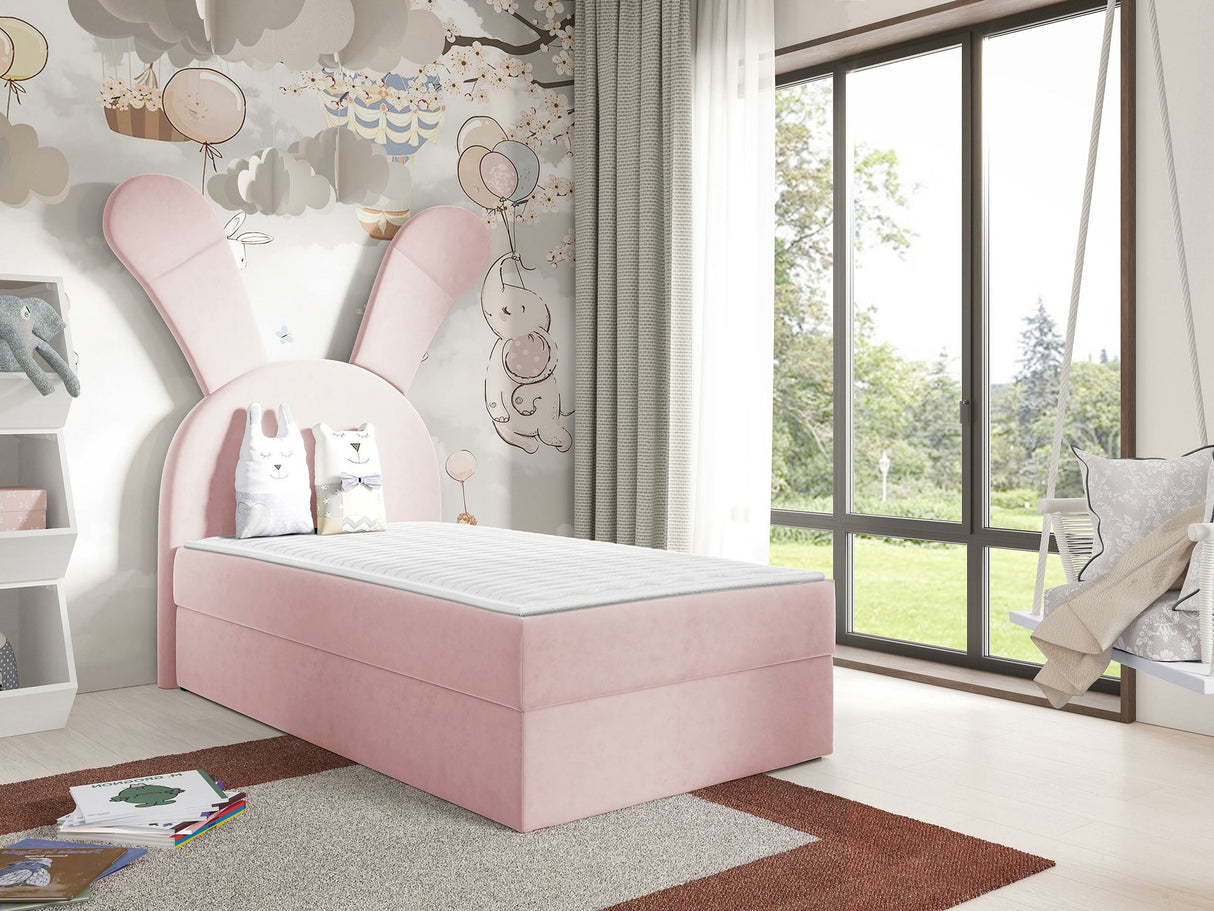 Kontinentális ágy Łóżko kontynentalne BUNNY LIGHT, Szín: Magic Velvet 2269, Változatok: Jobbos