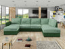 Sarokkanapé Wilma (Szafran) Toptextil, Szín: Otusso 11 + Sorriso 08, Változatok: Jobbos