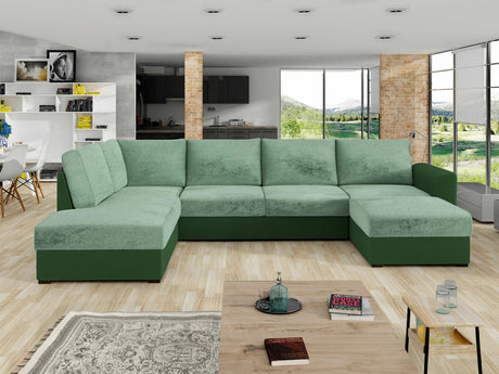 Sarokkanapé Wilma (Szafran) Toptextil, Szín: Otusso 11 + Sorriso 08, Változatok: Balos
