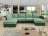Sarokkanapé Wilma (Szafran) Toptextil, Szín: Otusso 11 + Sorriso 08, Változatok: Balos
