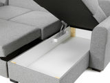 Sarokkanapé Wilma (Szafran) Toptextil, Szín: Otusso 11 + Sorriso 08, Változatok: Balos