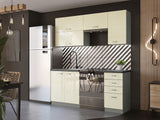 Mosogatógép ajtó Multiline ZM 713x446 (Szürke + Fényes krém)