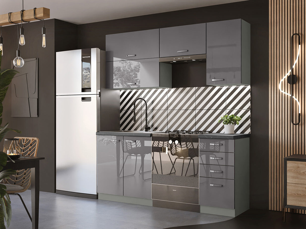 Mosogatógép ajtó Multiline ZM 570x446 (Szürke + Fényes szürke)