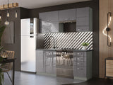 Mosogatógép ajtó Multiline ZM 570x446 (Szürke + Fényes szürke)