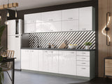 Mosogatógép ajtó Multiline ZM 713x446 (Szürke + Fényes fehér)
