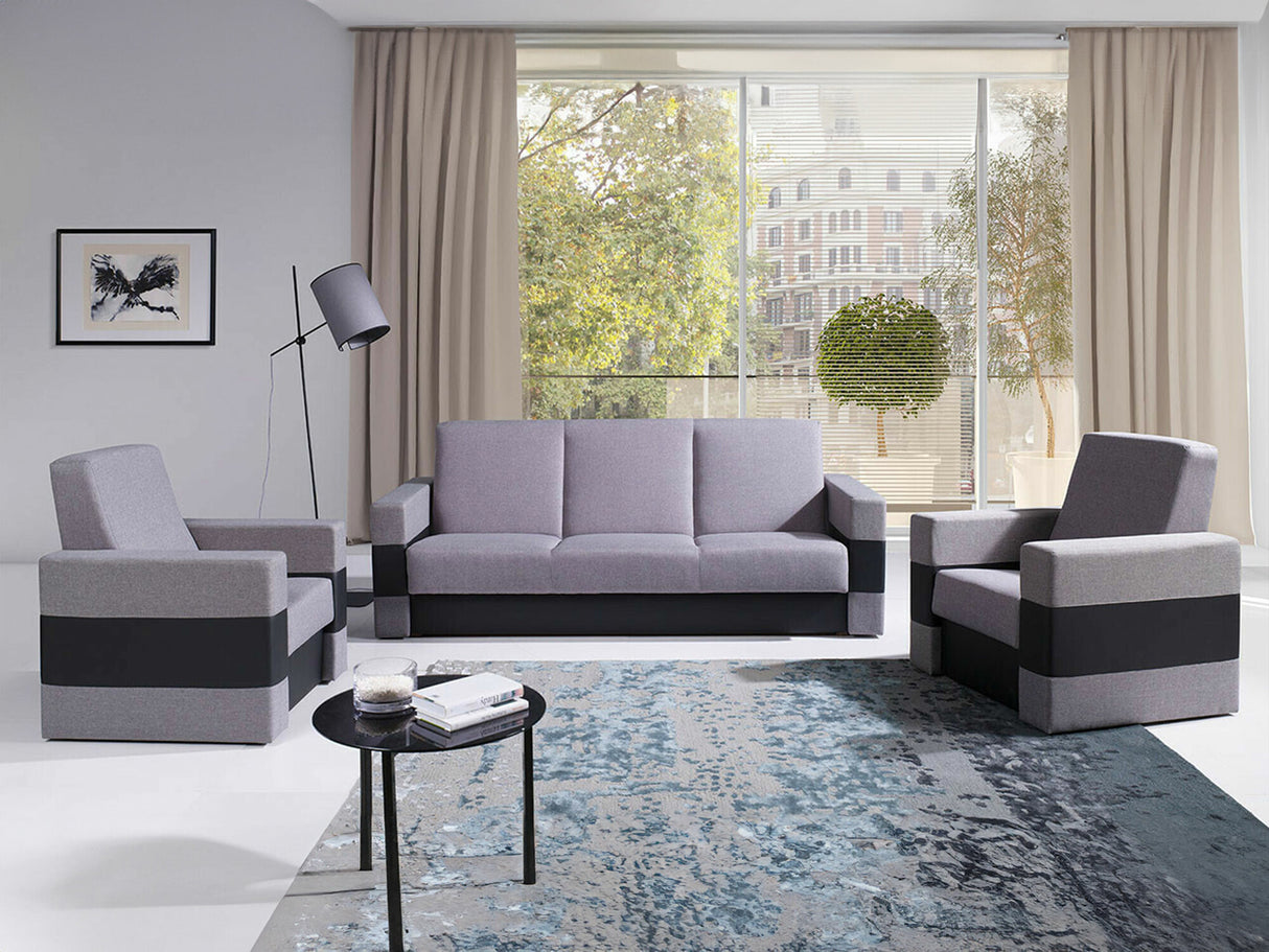 Fotel Kwadrat Lux ( Perfect), Szín: Öko bőr Soft 011 + Lux 05