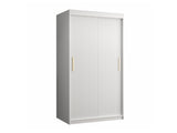 Gardróbszekrény RIFLO SLIM 1 100 (Towiro Slim 1 100), Szín: Fehér