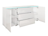 Komód VERA 150 (Sawoti), Szín: Artisan tölgy, Led világítás: Igen RGB