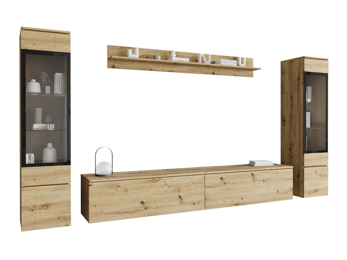 Nappali szett Vera II (Sawoti II), Szín: Artisan tölgy, Led világítás: Nem