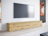 TV-állvány Lowboard D180 (Dlone 180), Led világítás: Nem, Szín: Artisan tölgy