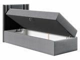 Kontinentális ágy CARMEN MINI (Neresko Mini), Szín: Öko bőr Soft 029, Ágyneműtartó: Bal oldalon, Alvó felület mérete: 80 x 200 cm