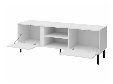 TV-állvány MIA Regał 6 Szafka RTV, Szín: Fehér