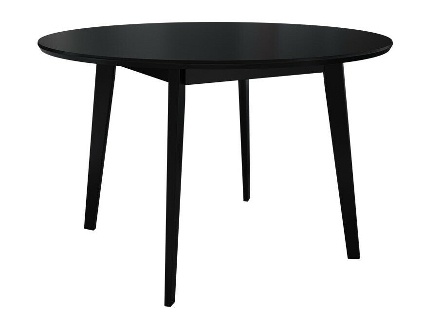 Étkezőgarnitúra Zestaw 04 4xS100 SKANDI FI, Szék színe: Fekete + Magic Velvet 2216, Asztal színe: Fekete