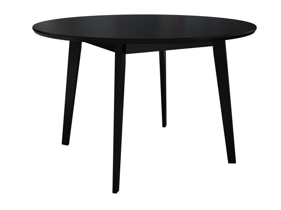 Étkezőgarnitúra Zestaw 04 4xS100 SKANDI FI, Szék színe: Fekete + Magic Velvet 2217, Asztal színe: Fekete
